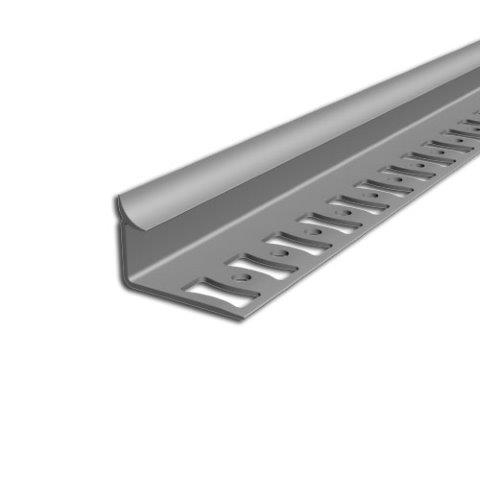 MIDAS Profil L kutni PVC za spojeve 8 mm boja-siva 2,5 m